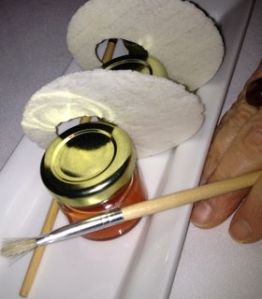 Amuse of Paint and Paint-brush