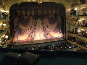 View from the next to top level balcony - dramatic, awe-inspiring, amazing. I loved it.